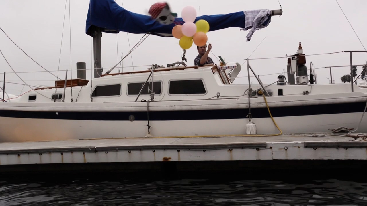 Boat scene from Eric Goes West